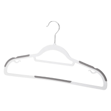 Komplet wieszaków plastikowych z powierzchnią antypoślizgową PABLO 5 sztuk